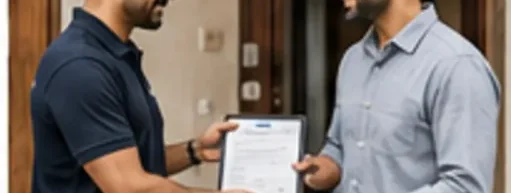 Genuine parts being fitted during an appliance repair
